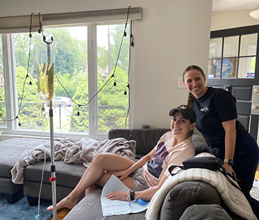 Mobile IV therapy at home